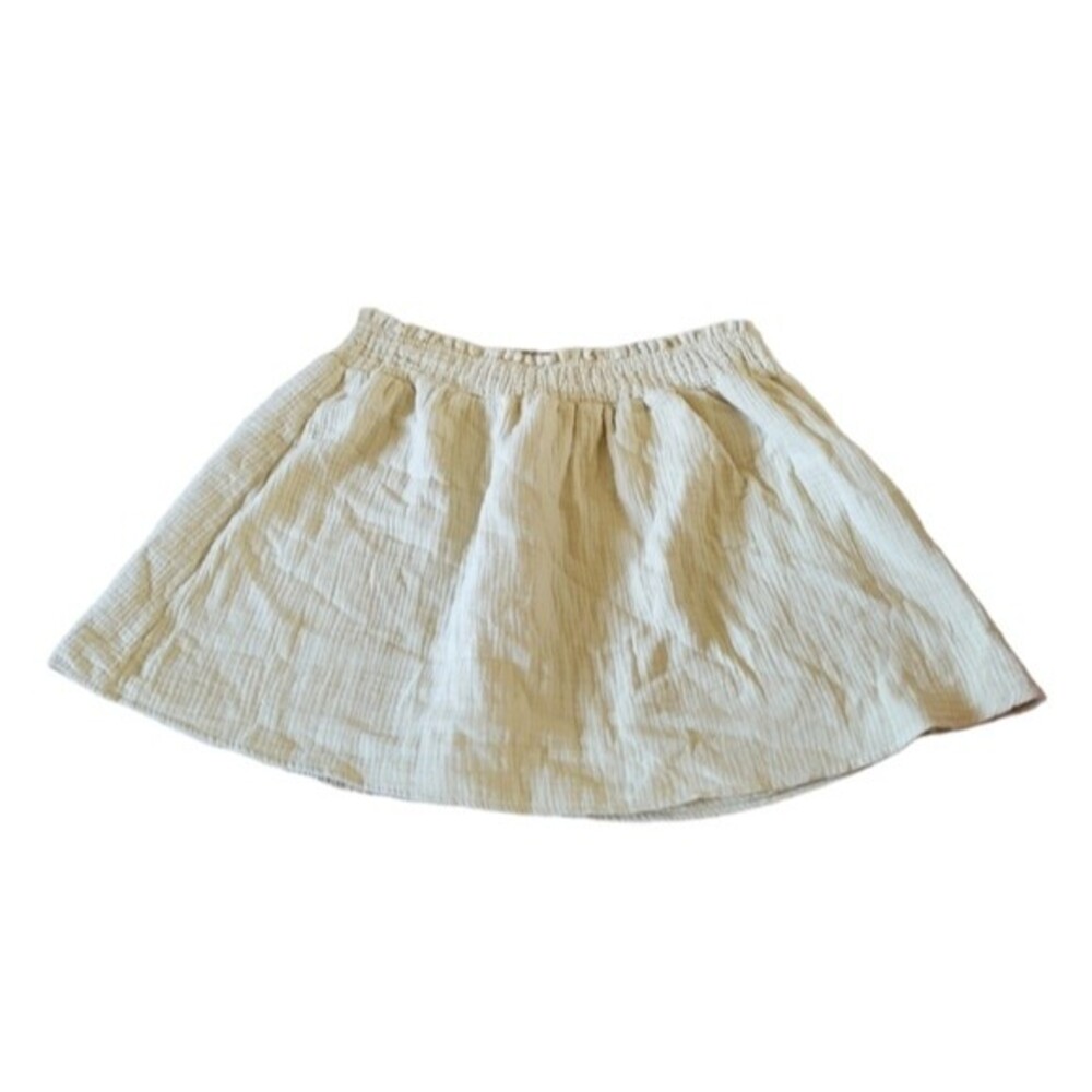 C&C California Light Green Gauzy Cotton Mini Skirt Size XL